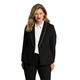 Ulla Popken Womenswear Plus Size Curvy Oversize Sparkle Trim Shawl Collar Fully Lined Blazer Black 22 751088 10-48