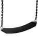 Swing Set Stuff Plastic Belt Swing w/ 8.5 ft. Coated Chain Plastic in Black | 26 W x 5.5 D in | Wayfair SSS-0121-BK