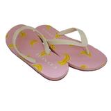 Coach Shoes | Coach Zak Pink With Banana’s Flip Flops | Color: Pink/Yellow | Size: Various
