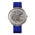 CIGA Design Titanium Edition Michael Young Series Automatic Mechanical Skeleton Watch, Men’s Wrist Watch -Blue