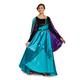 Disguise Damen Anna Kostüm, offizielles Disney Frozen 2 Anna Kostüm Kleid, Blaugrün und Schwarz, Small (4-6) US