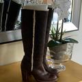 Michael Kors Shoes | Michael Kors Shearling Boots Sz 37,5 | Color: Brown | Size: 7.5