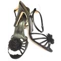 Kate Spade Shoes | Kate Spade Hp 10 B Shoes Sandals Heels Satin | Color: Black | Size: 10