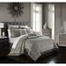 House of Hampton® Forand Comforter Set Polyester/Polyfill/Microfiber in Gray | Queen Comforter + 13 Additional Pieces | Wayfair