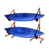 Pentagon Tool Rad Sportz Kayak Storage Rack - Portable Folding Boat Stands for Garage, Shed, or Dock Plastic/Metal in Orange | Wayfair 83-DT5123