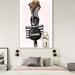 Oliver Gal Fashion & Glam Fashion Paris Poddle Walk Poodle Stiletto - Graphic Art Canvas in White | 36 H x 30 W x 1.5 D in | Wayfair