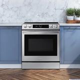 Samsung 6.3 cu ft. Smart Slide-in Electric Range w/ Smart Dial & Air Fry, Stainless Steel | 36.75 H x 29.9375 W x 28.6875 D in | Wayfair