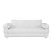 Orren Ellis Monza 89" Genuine Leather Square Arm Sofa in White/Brown | 35 H x 89 W x 44 D in | Wayfair CDC5986C2BFA4DBC80BECA3184664C54