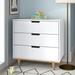 DaVinci Marley 3 Drawer Dresser in White | 34 H x 33.5 W x 19.25 D in | Wayfair W4923WL