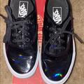 Vans Shoes | Authentic Patent Leather Vans | Color: Black/White | Size: 6.5