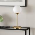 Theia Brass Globe Table Lamp - Hudson & Canal TL0292
