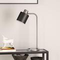 Thew Table Lamp in Nickel - Hudson & Canal TL0223