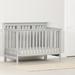 South Shore Cotton Candy 2-in-1 Convertible Crib Wood in White | 42.3 H x 30.2 W in | Wayfair 11849