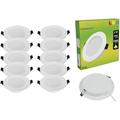 Lampesecoenergie - Lot de 20 Spot Encastrable led Downlight Panel Extra-Plat 3W Blanc Froid 6000K