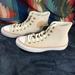 Converse Shoes | Converse Suede Leather Men’s 8 Women’s 10 Nib | Color: Cream/White | Size: 8