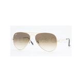 Ray-Ban Aviator Large Metal RB3025 Sunglasses Arista Crystal Brown Gradient RB3025 001/51-5514