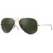 Ray-Ban Aviator Large Metal RB3025 Sunglasses Arista Frame Crystal Green Polarized 58 mm Lenses 001-58-5814