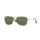 Ray-Ban Caravan Sunglasses RB3136 181-55 - Gold Frame Dark Green Lenses