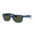 Ray-Ban RB2132 New Wayfarer Sunglasses Green Lenses 646331-55