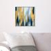 Art Remedy Abstract Waterfalls - Painting Print on Canvas in Blue | 24 H x 24 W x 1.5 D in | Wayfair 31378_24x24_CANV_WFL