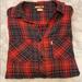 Levi's Tops | Levi’s Women Red Button Down Flannel | Color: Red/White | Size: M