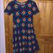 Lularoe Dresses | Lularoe Amelia Dress | Color: Blue/Red | Size: S