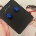 J. Crew Jewelry | Love Knot Stud Earrings | Color: Blue | Size: Os