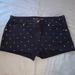 Michael Kors Shorts | Michael Kors Navy Denim Shorts With Gold Dots | Color: Blue | Size: 8