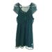 Urban Outfitters Dresses | Iloveh81 Crimped Silk Chiffon Dress Us Size Large | Color: Green | Size: L