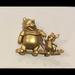 Disney Jewelry | Disney Retired Winnie The Pooh And Piglet Brooch. | Color: Gold | Size: 1 1/2 Inch Length & 1 Inch Tall.