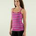 Lululemon Athletica Tops | Lululemon Power Y Tank Luon Micro Macro Stripe | Color: Pink/White | Size: 4