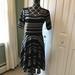 Lularoe Dresses | Lularoe Amelia Dress | Color: Black/Gray | Size: L