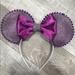 Disney Accessories | Custom Disney Mickey Ears | Color: Purple | Size: Various