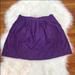 J. Crew Skirts | J. Crew Purple Silk Satin Finish Ribbon Band Skirt | Color: Purple | Size: 2