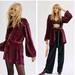 Free People Dresses | New Free People Annmarie Sequins Wrap Dress Jacket Z214-1 | Color: Purple | Size: Various