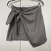 Zara Skirts | Mini Wrap Skirt From Zara | Color: Black/Gray | Size: M