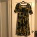 Lularoe Dresses | Lularoe Nicole Dress | Color: Black/Green | Size: L