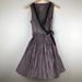 Free People Dresses | Free People Ruffled Purple Gray Wrap Dress Size 2 | Color: Gray/Purple | Size: 2