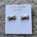 Kate Spade Jewelry | Kate Spade White And 14k Gold Earrings | Color: Gold/White | Size: Os