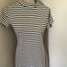 Free People Dresses | Free People Beach Stripped Grey/Black Dress Size M | Color: Gray/White | Size: M