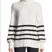 Michael Kors Tops | Michael Kors Alpaca Wool-Blend Striped Sweater | Color: Black/Cream | Size: S