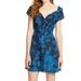 Free People Dresses | Free People Floral Blue Dress | Color: Black/Blue | Size: 2