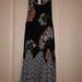 Free People Dresses | Free People Black Floral Slip Dress | Color: Black | Size: S