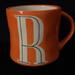 Anthropologie Dining | Anthropologie “R” Mug Orange | Color: Cream/Orange | Size: Os