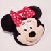 Disney Accessories | Disney Minnie Mouse Plush Bag | Color: Black/Red | Size: Osg