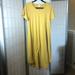 Lularoe Dresses | Lularoe Carly Swing Dress | Color: Gold/Yellow | Size: S