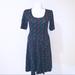 Lularoe Dresses | Lularoe Nicole Key Pattern Dress | Color: Black | Size: Xl