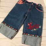 Levi's Bottoms | Girls Levi’s Jeans 3t Embroidered Levi’s Floral | Color: Blue | Size: 3tg