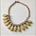 J. Crew Jewelry | J. Crew Rhinestone Statement Necklace | Color: Tan | Size: 16-18”