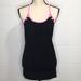 Lululemon Athletica Tops | Lululemon Bra Tanktop Striped Black/Pink Size 8 | Color: Black/Pink | Size: 8